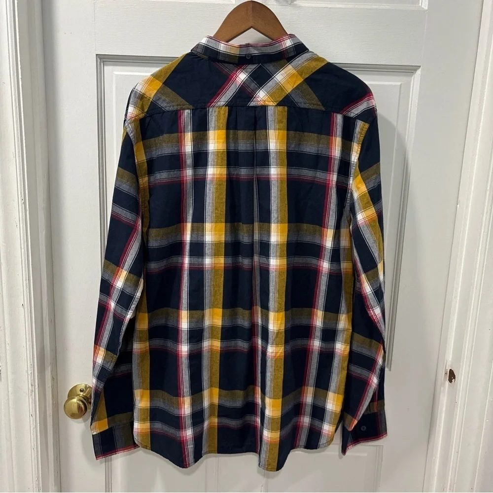 Levi’s Men’s Long Sleeve Woven Button Down Size XL Total Eclipse Plaid NWT